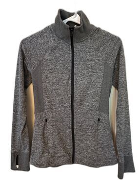Champion Grey Zip up with Thumb Holes Women's Sz XS